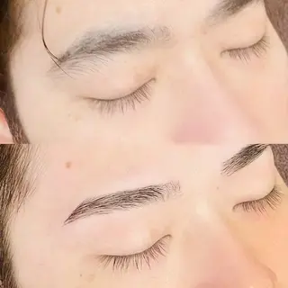 メンズ マツエク・マツパ ꜱꜱɪɴꜱᴛᴜᴅɪᴏ 𝚢𝚞𝚛𝚒𝚊の眉毛・アイブロウイメージ