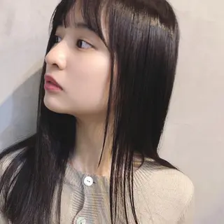 セミロング 美髪矯正/髪質改善/ Hirotoのヘアスタイル