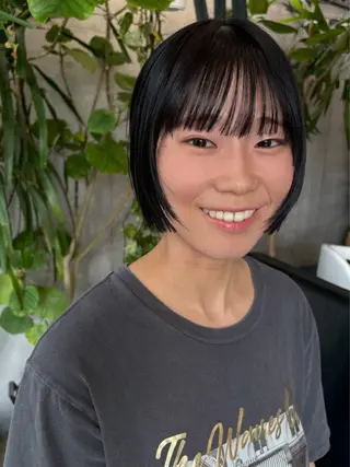 ショート カラー 似合わせカット レイヤーボブウルフのヘアスタイル