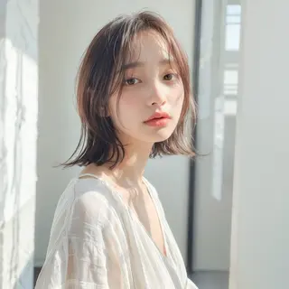 ミディアム カラー ヘアアレンジ HOME所属・ウツミ ケイタのヘアスタイル