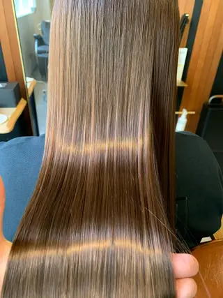 ロング 縮毛矯正&髪質改善 MAILHAIRのヘアスタイル