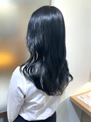 セミロング カラー 佐藤 梨里花 ❤︎のヘアスタイル