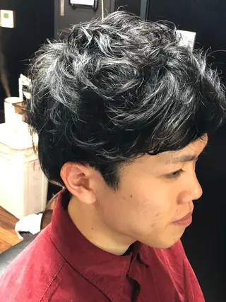 ミディアム 斉田 大輝のヘアスタイル