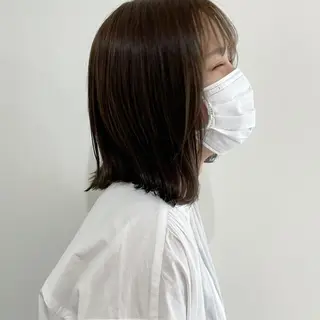 ミディアム 🤍似合わせパーマ 奥田沙耶🫧のヘアスタイル