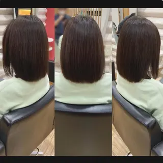 ミディアム カラー 『艶髪』で印象が激変 ！髪質改善専門KONのヘアスタイル