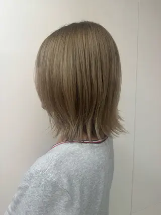 ミディアム CALME by bougie ENAのヘアスタイル