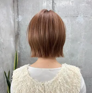 ショート 🌷暖色カラー /Mina/渋谷🌷のヘアスタイル