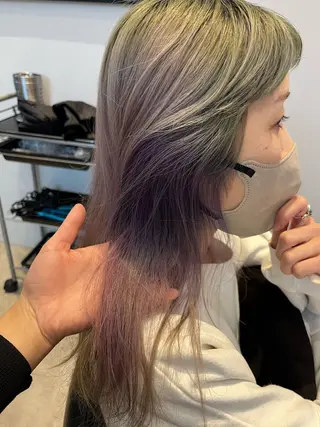 セミロング 垢抜け/イメチェン color🦩ちあきのヘアスタイル