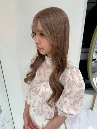 ロング カラー ともか 名駅/ワンカラーのヘアスタイル