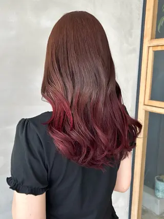 ロング カラー hale所属・hale airiのヘアスタイル