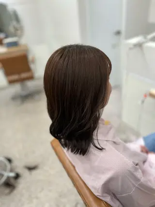 ミディアム unica by milly 【緑地公園】所属・大野 優希のヘアスタイル