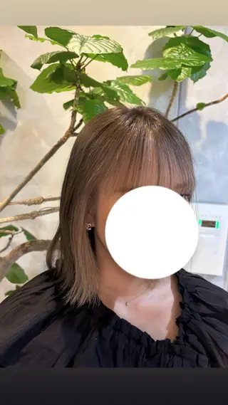 カラー 佐藤 万倫💞⭐️のヘアスタイル