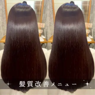 ロング KAEDE💖 縮毛矯正/艶カラーのヘアスタイル