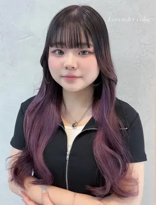 ロング カラー ヘアアレンジ ️🫧中島遼香🫧 Ess🪽髪質改善のヘアスタイル