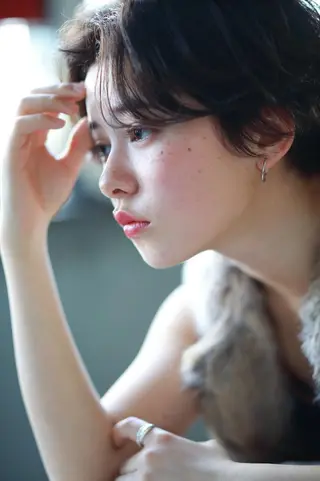 ショート カラー ヘアアレンジ 💝髪質改善💝_ chlom🌸春🌸のヘアスタイル