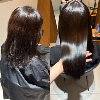 ミディアム パーマ 酸性ストレート/ yukinaのヘアスタイル