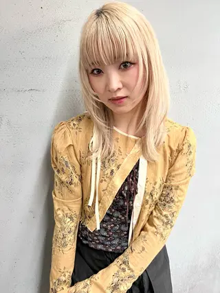 ミディアム ♡FERIA桃山台 サイトウ ユウ♡のヘアスタイル