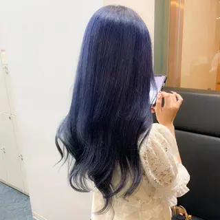 ロング カラー TONE所属・透明感カラー/ 韓国ヘア/縮毛矯正のヘアスタイル