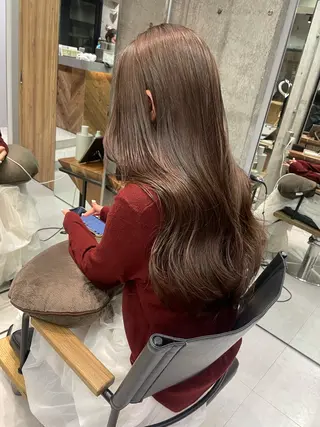 ロング 🫧ハイライトカラー 🫧 𝓜𝓘𝓤のヘアスタイル