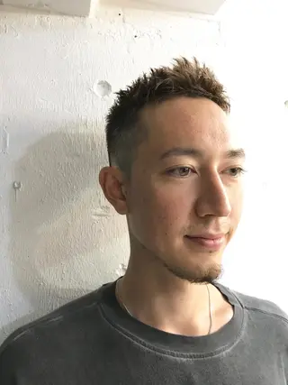 ショート メンズ 木村陸弥 似合わせ 透明感カラー🌿のヘアスタイル