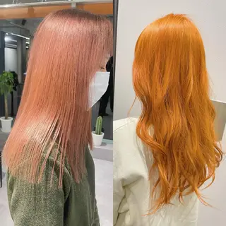 ロング カラー ikuma/ ミルクティーのヘアスタイル