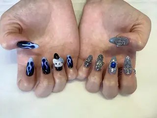 ネイル 💎🐰 saki. m 🐰💎のネイルデザイン