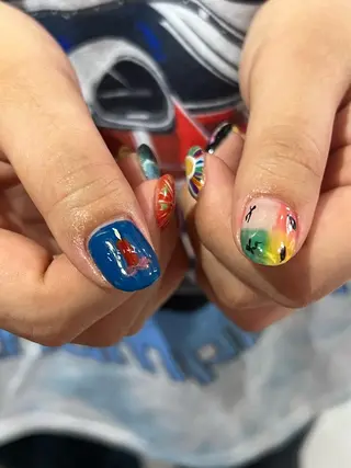 ネイル Hata nail 🎀個性派ニュアンスのネイルデザイン