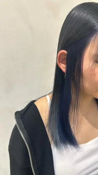 セミロング カラー ヘアアレンジ カツキ/GARTE 代官山のヘアスタイル