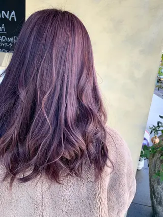 セミロング カラー 立川/シールエクステ /みづきのヘアスタイル