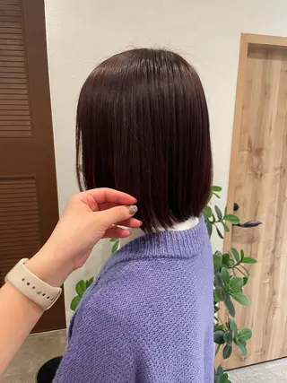 カラー ミツキ/ 透明感カラー/セットのヘアスタイル