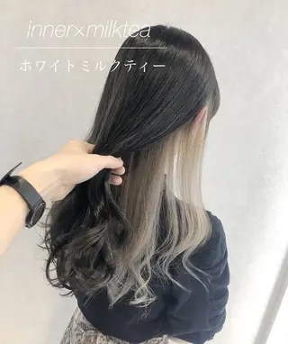セミロング カラー シールエクステ/渋谷 ／ギャル/LIALAのヘアスタイル