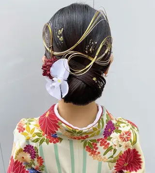 ヘアアレンジ 🌟アレンジが似合う カラー🌟Rumiのヘアスタイル