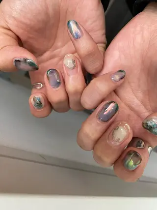 ネイル 草加ニュアンスネイル 🌚hersのネイルデザイン