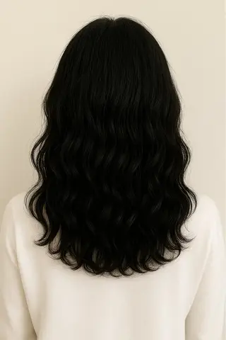 ロング コテ巻きパーマ/ 韓国レイヤー/ナオのヘアスタイル