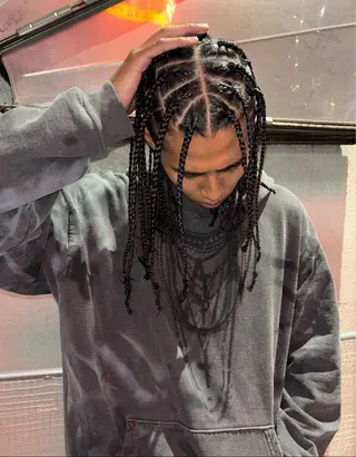 ロング ヘアアレンジ メンズ SALOWIN 神宮前５丁目店所属・メンズ/特殊ヘア パーマ🕷️小夏貴也のヘアスタイル