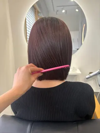 ショート 髪質改善 Aimer 北千住店所属・akari/柔らか カラー/ヘアセット✦のヘアスタイル