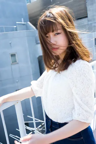 ミディアム 薬剤付きシェアサロン 店長タチバナのヘアスタイル