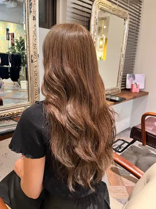 ロング カラー 🍏Rio🍏 Color☆*。のヘアスタイル