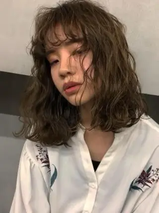 ロング パーマ NERO 松井 隆人のヘアスタイル