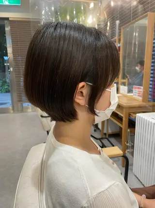 ショート 🌈ショートボブ⚪︎ 暖色🌈村山武史のヘアスタイル