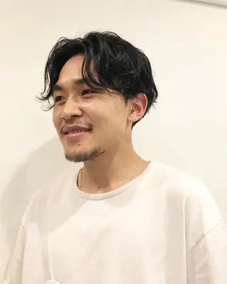 パーマ ヘアアレンジ メンズ ainico+所属・メンズ特化✂️栗原 侑也のヘアスタイル