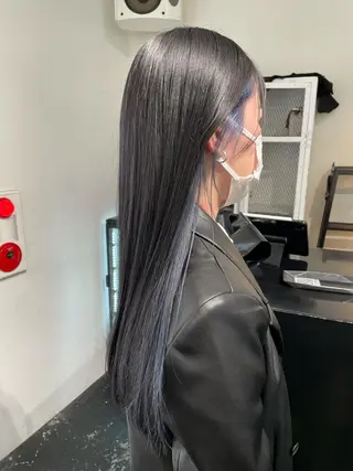 ロング カラー ヘアアレンジ 艶ハイトーン/ヘア アレンジAYAKAのヘアスタイル