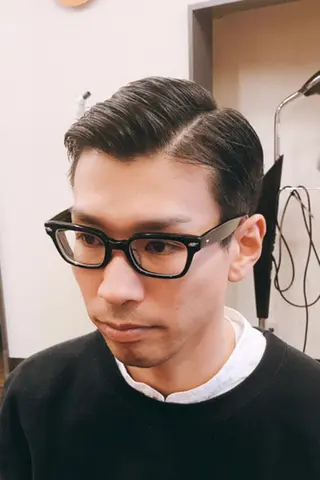 ショート メンズ プレミアムバーバー赤坂所属・野川 純麗のヘアスタイル