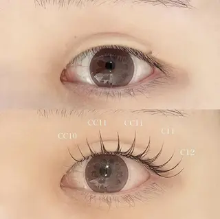 マツエク・マツパ Angebelle Ginzaのマツエク・マツパデザイン