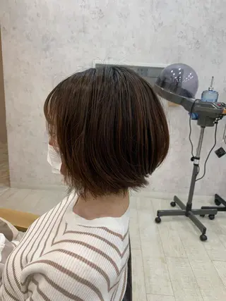ショート 坂入 瑶希のヘアスタイル