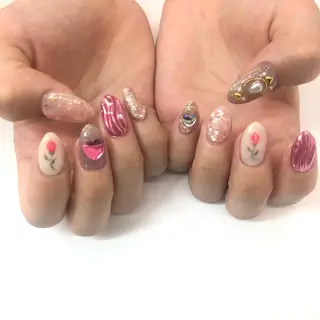 ネイル 🎀AYAKO 🎀中韓ネイルのネイルデザイン