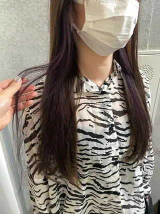 ロング カラー パーマ ヘアアレンジ メンズ キッズ ネイル マツエク・マツパ 横浜Bob美容師🤎 ERINAのヘアスタイル