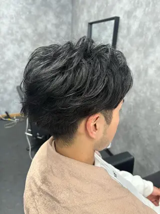 パーマ メンズ ヘアーメイクマロン ヘアーメイクマロンのヘアスタイル
