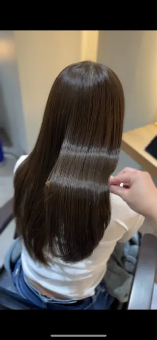 ロング カラー ロングカット/ うる艶カラー/ユイのヘアスタイル