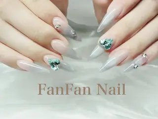 ネイル FanFan 長さ出し専門のネイルデザイン